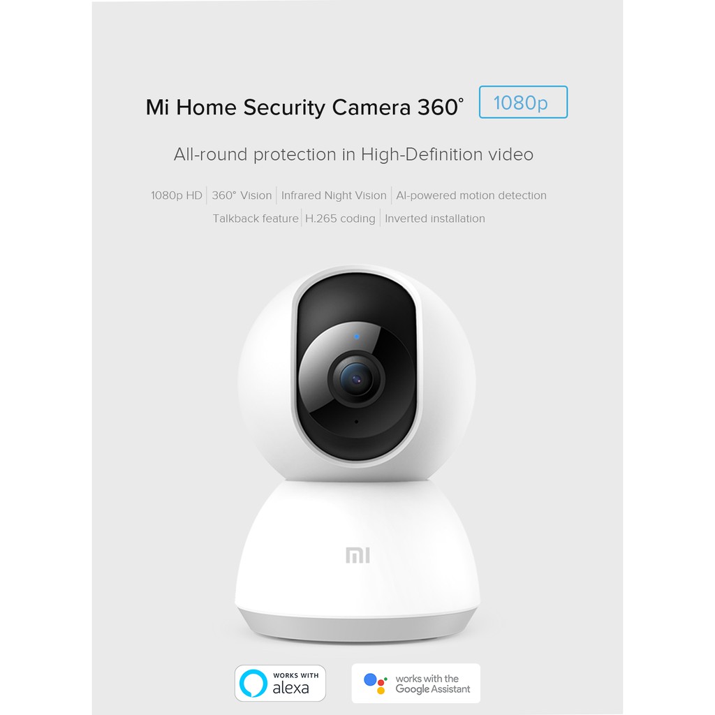 mi home security camera 360 1080p setup