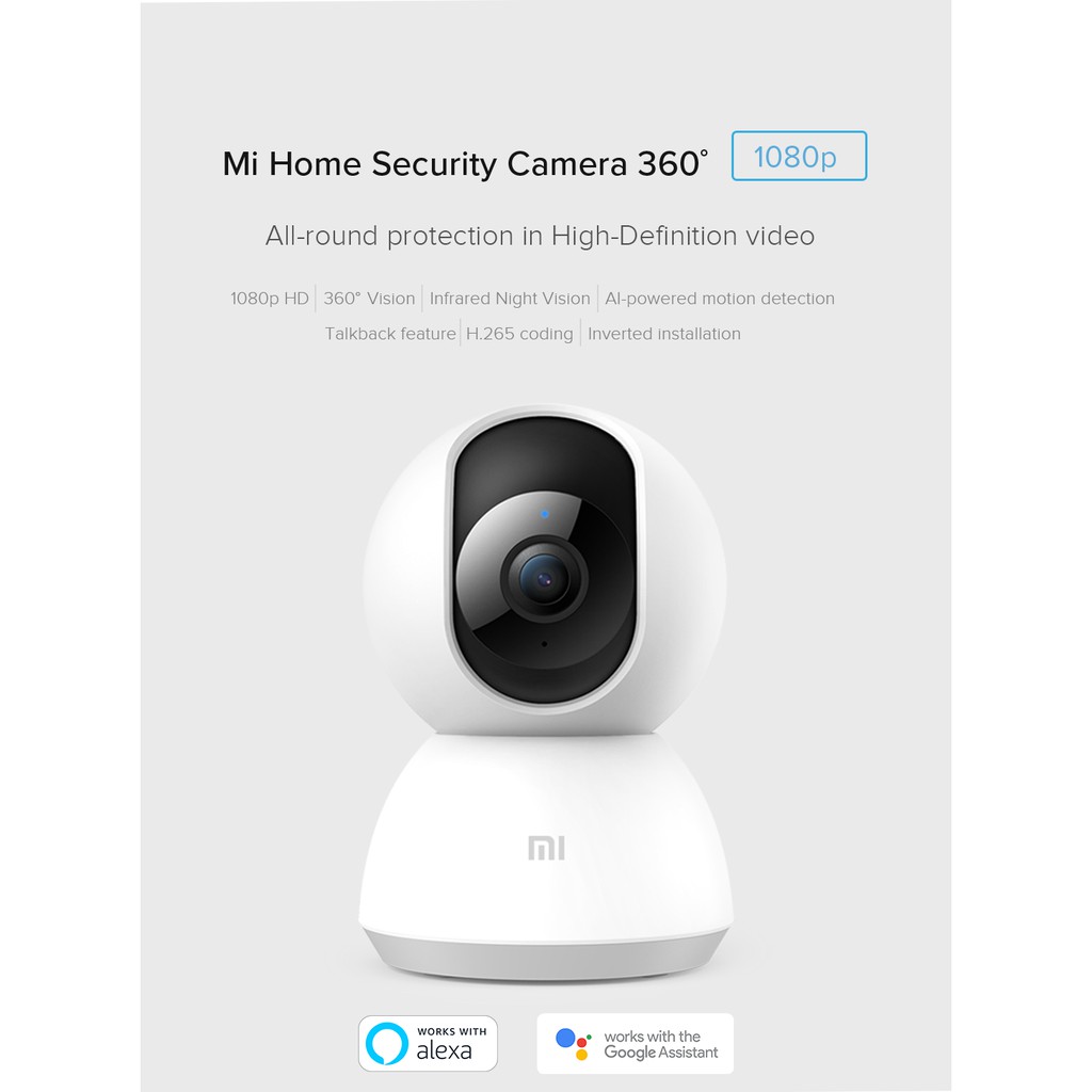xiaomi camera 360 google home
