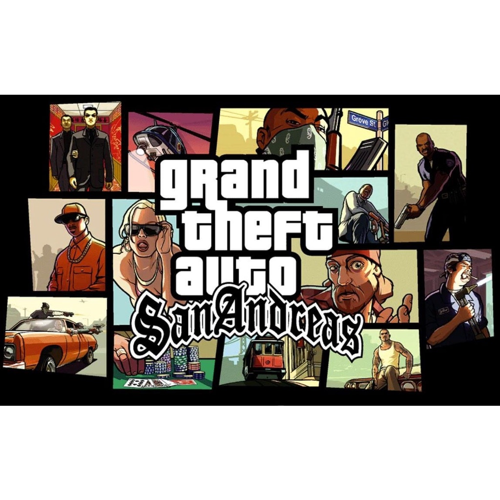 Grand Theft Auto - San Andreas GTA - PC Offline Games - Digital Download |  Shopee Malaysia