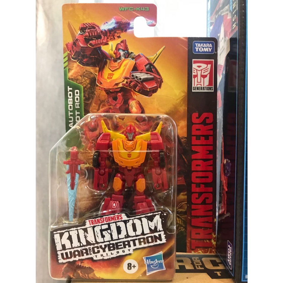 Transformers Kingdom WFC Core Class Hot Rod (MOSC) Shopee Malaysia
