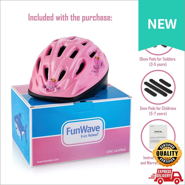 girls pink bike helmet