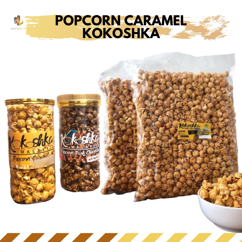 POPCORN CARAMEL KOKOSHKA READY STOK CARAMEL POPCORN BERTIH  