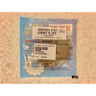 Rkm 428 Front Sprocket Modenas Kriss Gt128 Dinamik 14t 15t Shopee Malaysia