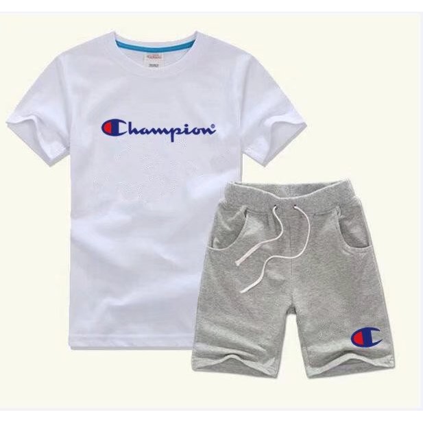 champion shorts and shirt set