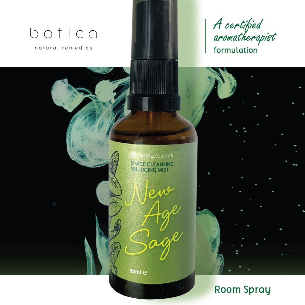 botica – NEW AGE SAGE room spray (space cleansing, purify, smudging, meditation)