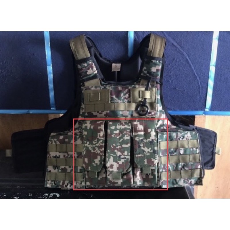 Magazine Pouch Triple For Vest Digital Td Shopee Malaysia