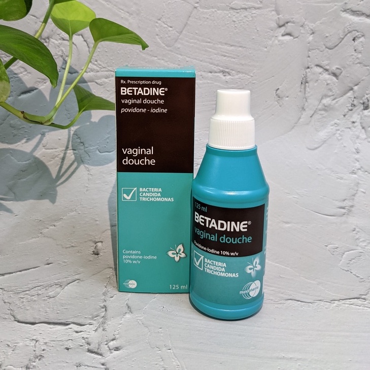 Betadine Vaginal Douche Gynecological Cleaning Solution 125ml Bottle Shopee Malaysia