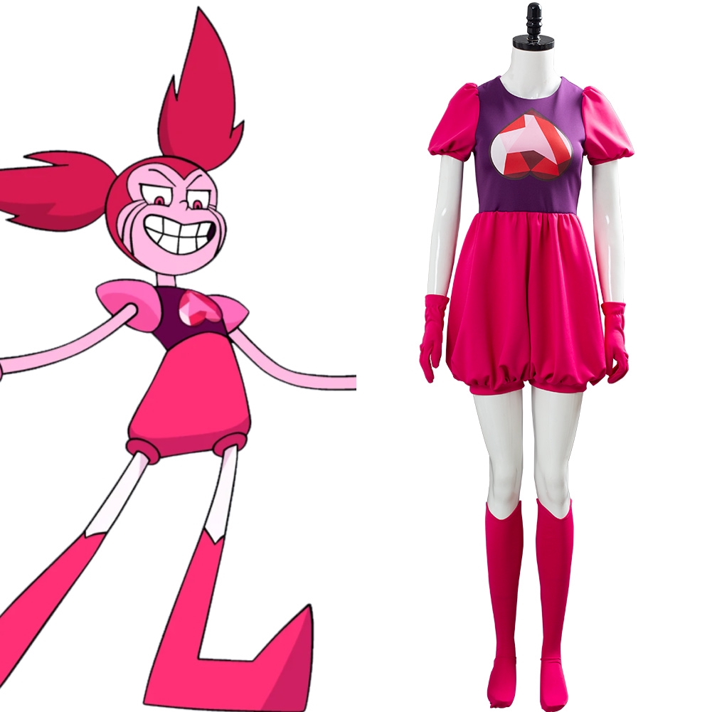 The Movie Steven Universe Cosplay Spinel Gem Costume Pink Outfit Women Dress Shopee Malaysia - roblox spinel outfit