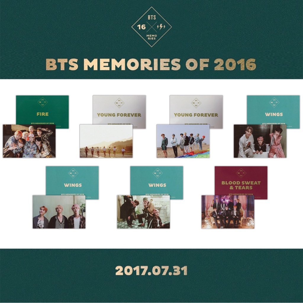 BTS Memories 2016 amevisao.com.br