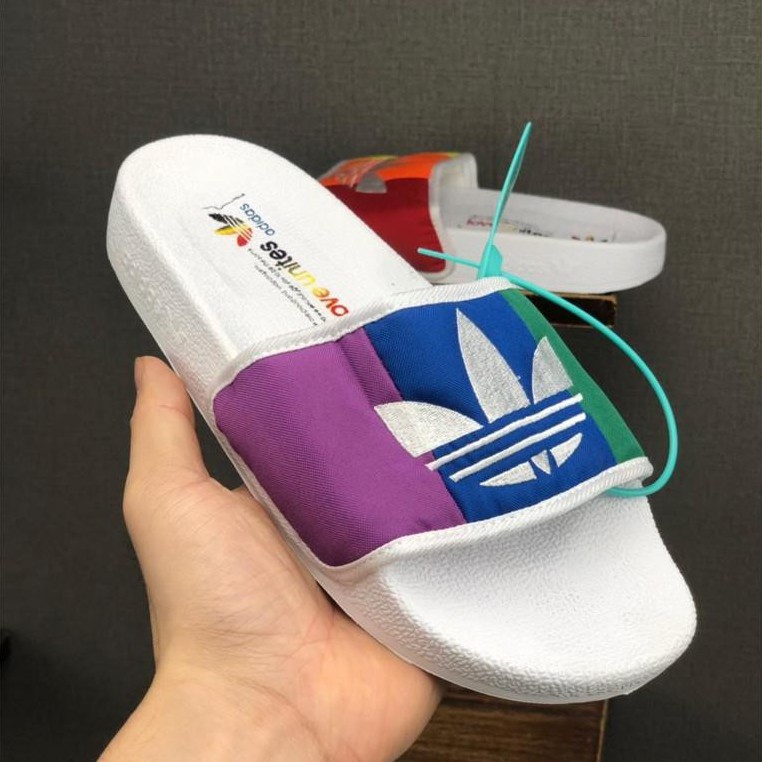 adidas adilette rainbow