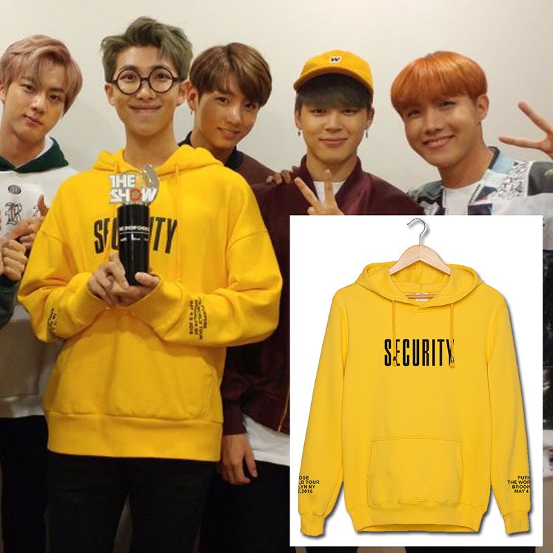 security hoodie bts