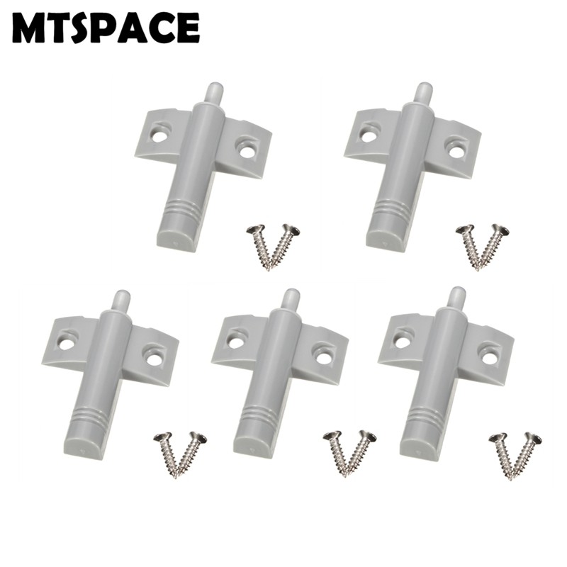 5pcs Set Kitchen Cabinet Hinges Drawer Soft Quiet Close Buffer