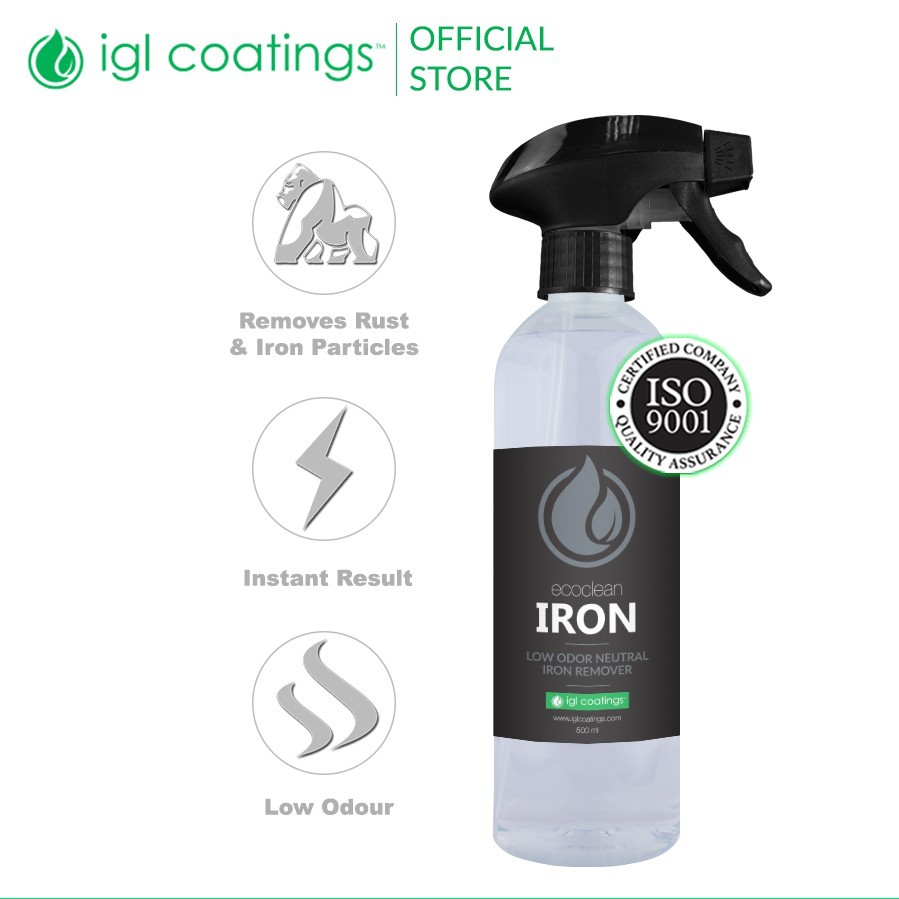 IGL Coatings Ecoclean Iron Car Wheel Cleaner Brake Dust Iron Rust