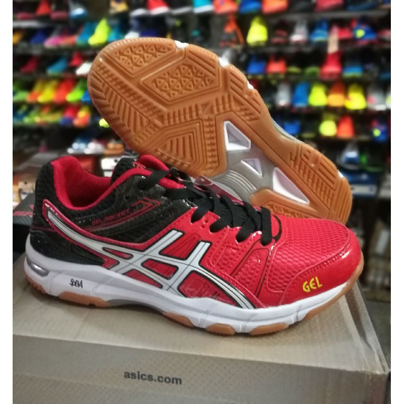 asics gel rocket red