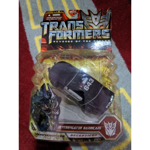 Transformers Revenge Of The Fallen Barricade (Deluxe Class) Shopee