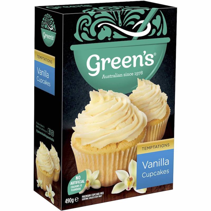 GREEN’S CUPCAKE VANILLA MIX 490G Shopee Malaysia