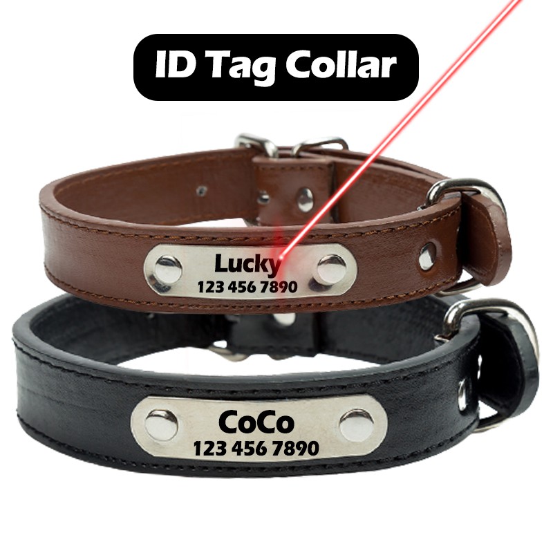 Dog Collar Personalized Big Small Dog Collar Loss Prevention Customized