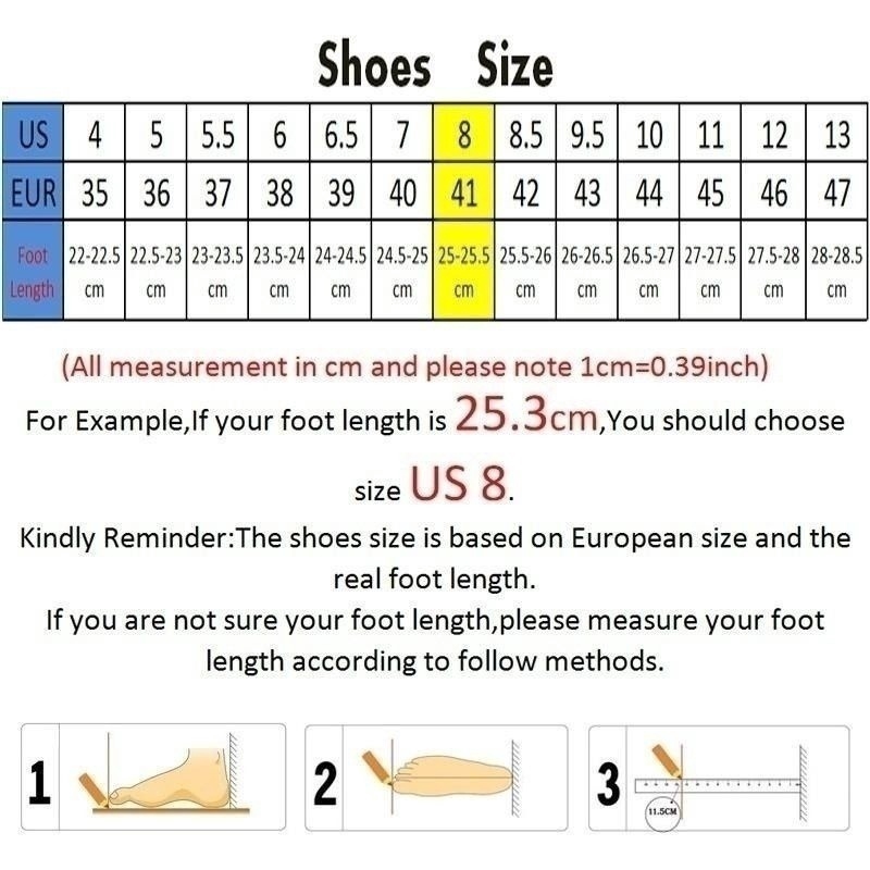 us 8 shoe size in cm