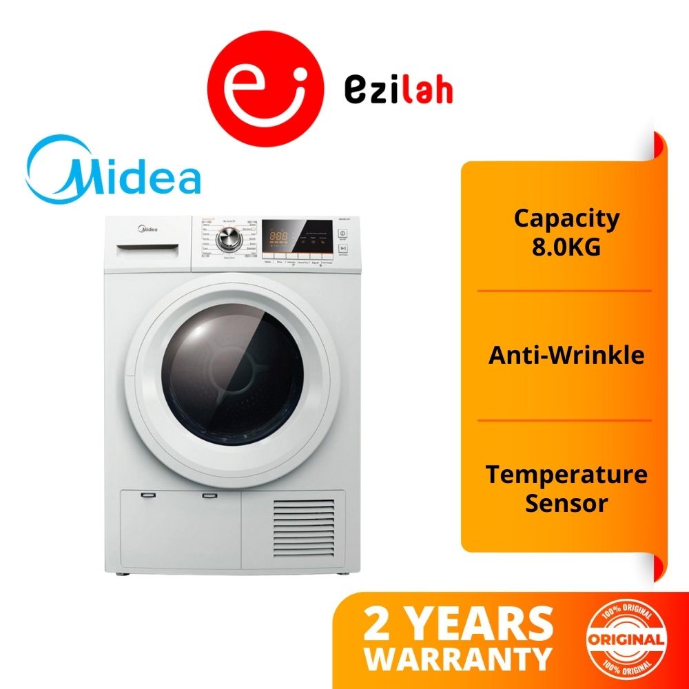 Midea Dryer With Condensing Electronic Control Clothes Dryer (8kg) MDC8800 Shopee Malaysia