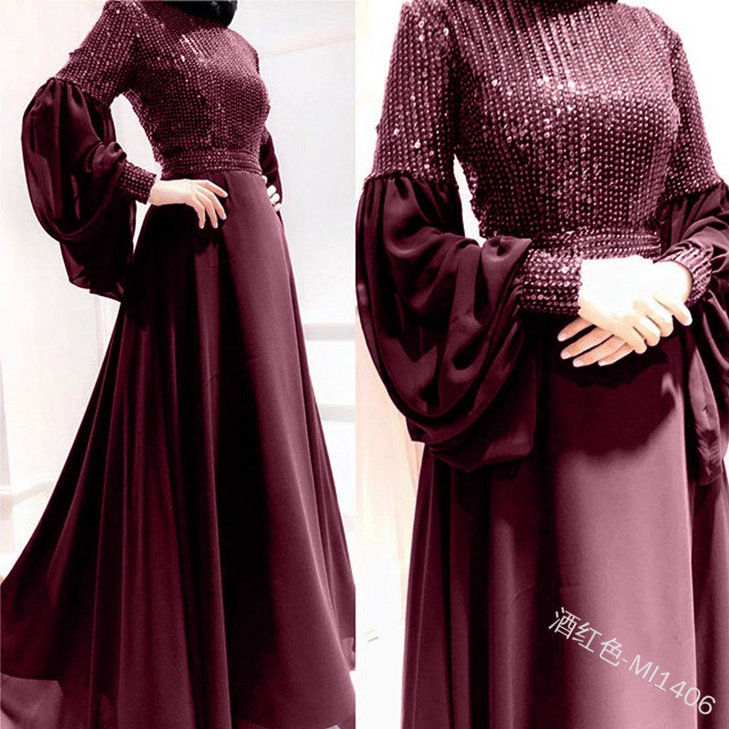 evening dress muslimah
