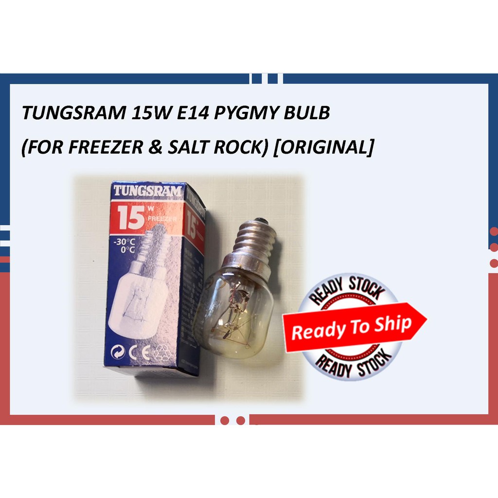 TUNGSRAM 15W E14 PYGMY BULB (FOR FREEZER & SALT ROCK) [ORIGINAL ...