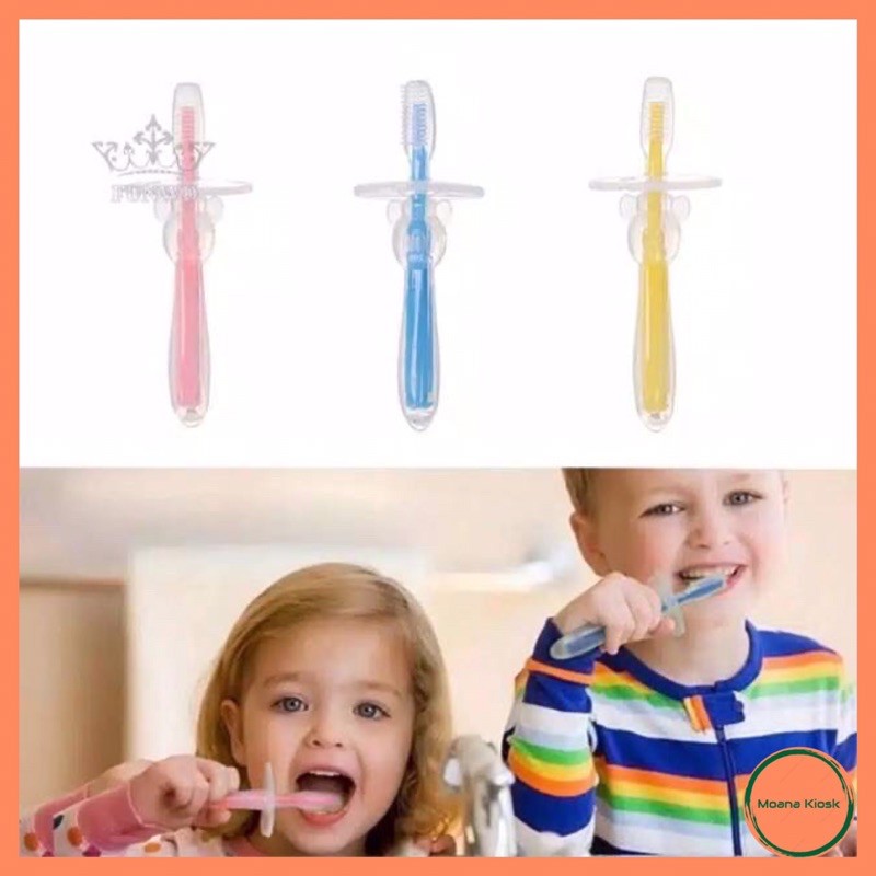 Moana KIOSKSilicone Baby Toothbrush Finger Tooth Brush Baby Tongue