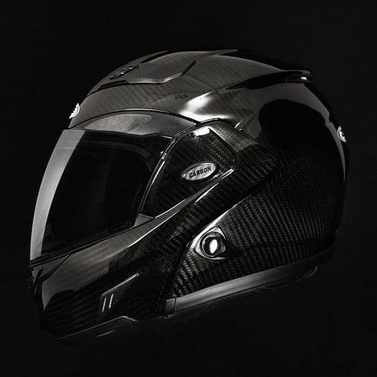 Zeus Helmet Zs-3500 Carbon Fiber Modular / Flip-up PREMIUM HELMET