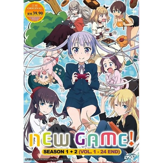 New Game Sea 1 2 Vol 1 24 End Anime Dvd Shopee Malaysia