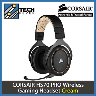 Corsair Hs70 Se Wireless 7 1 Surround Sound Gaming Headset Discord Certified Headphones Special Edition Gold Shopee Malaysia