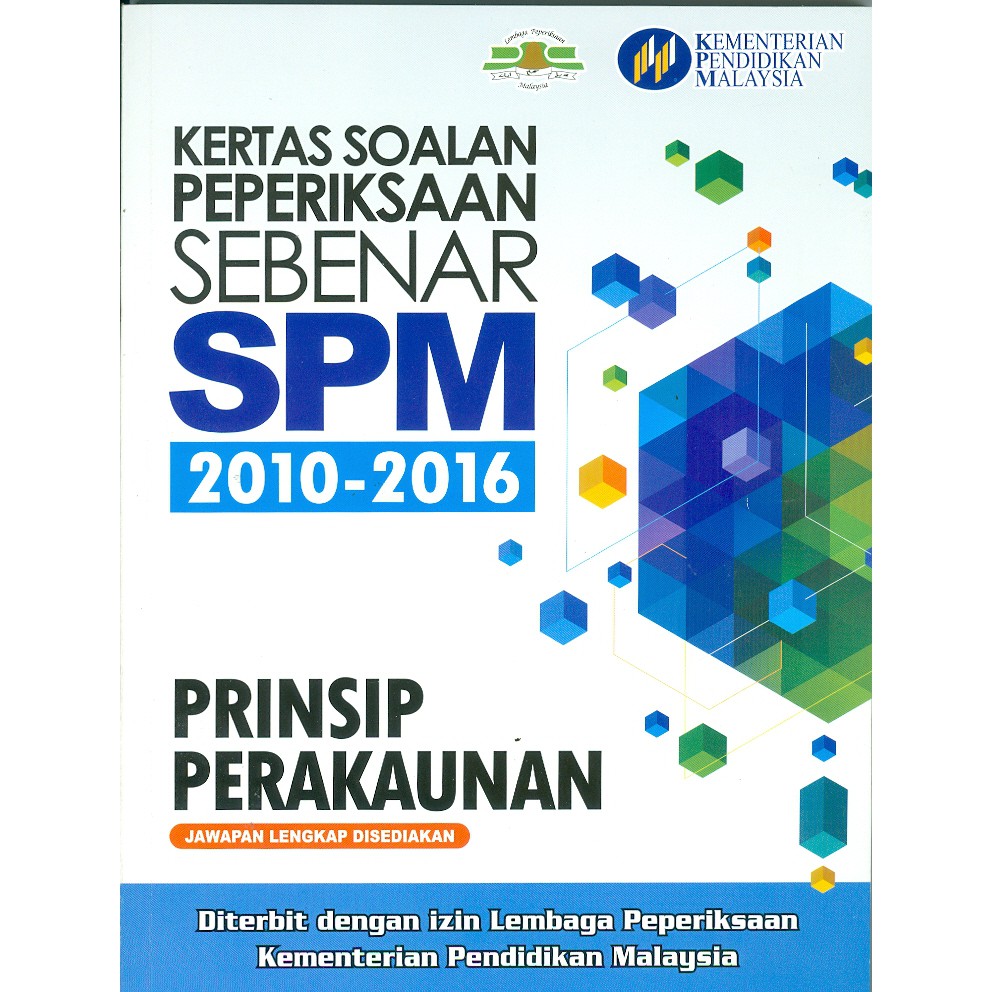 Kertas Soalan Peperiksaan Sebenar Spm 2010 2016 Prinsip Perakaunan Shopee Malaysia