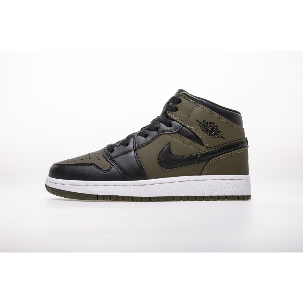 jordan mid 1 olive