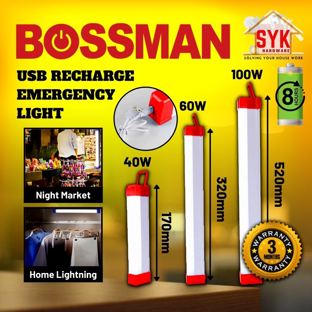 syk-bossman-usb-recharge-led-tube-light-emergency-light-lampu-cas