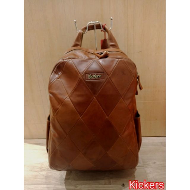 Maestro hardwerkend tv station Kickers Leather Backpack | Shopee Malaysia