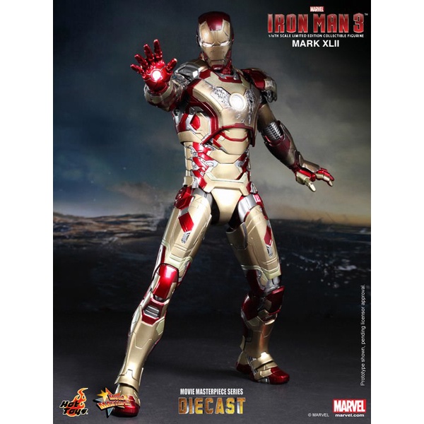 Hot Toys MMS 197-D02 / IM3 MK42 1/6 scale Iron Man Mark XLII (Diecast)  (Defect  BIB Condition) | Shopee Malaysia