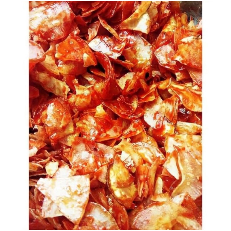 Balado sweet spicy cassava chips 500g sweet spicy chips spicy sweet chips