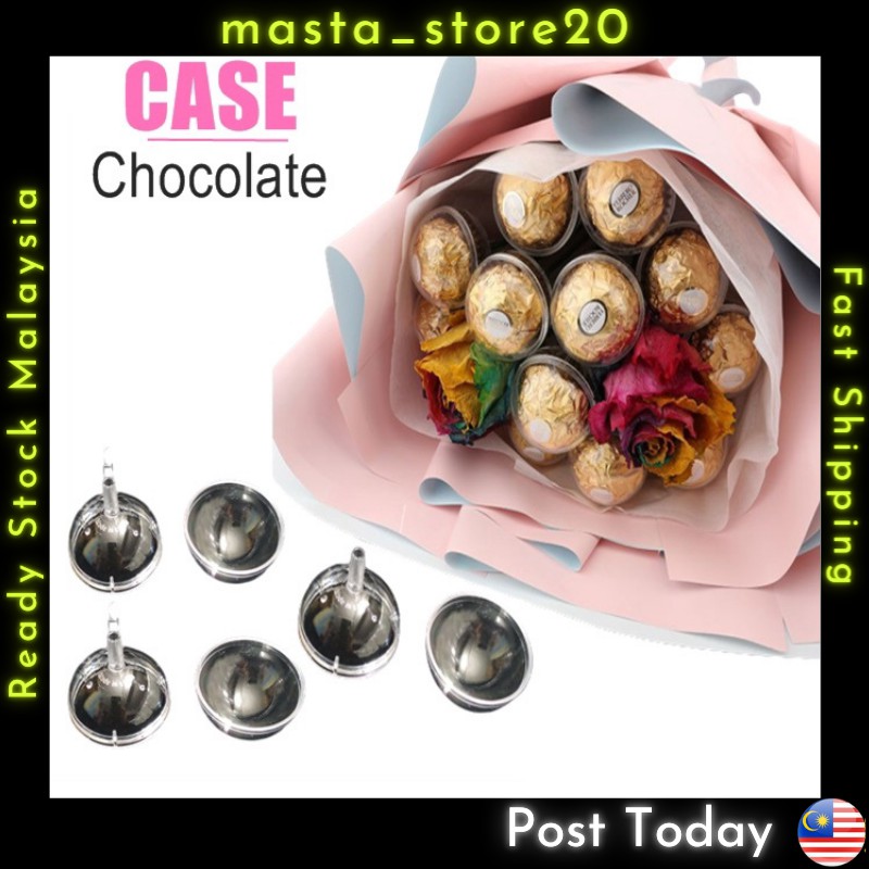 [Post Today] 10pcs Casing Ferrero Rocher Bouquet Plastic Case Chocolate / Set Cover Hadiah Coklat