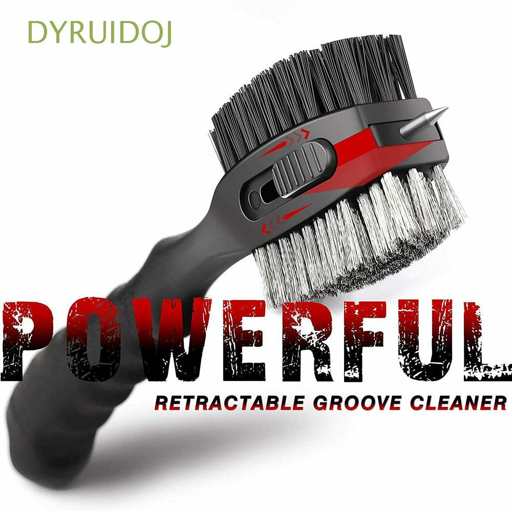 DYRUIDOJ High Quality Retractable Groove Cleaner 2 Sided Golf Accessories Golf Club Brush Golf Retractable Cleaning Tool Sporting Goods Durable Cleaner Sharpener Tool/Multicolor