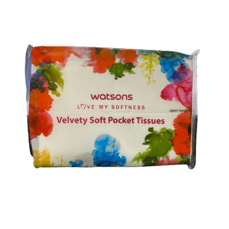 Watsons Pocket Tissue 1 pack 2 ply x 10 sheets Shopee Malaysia