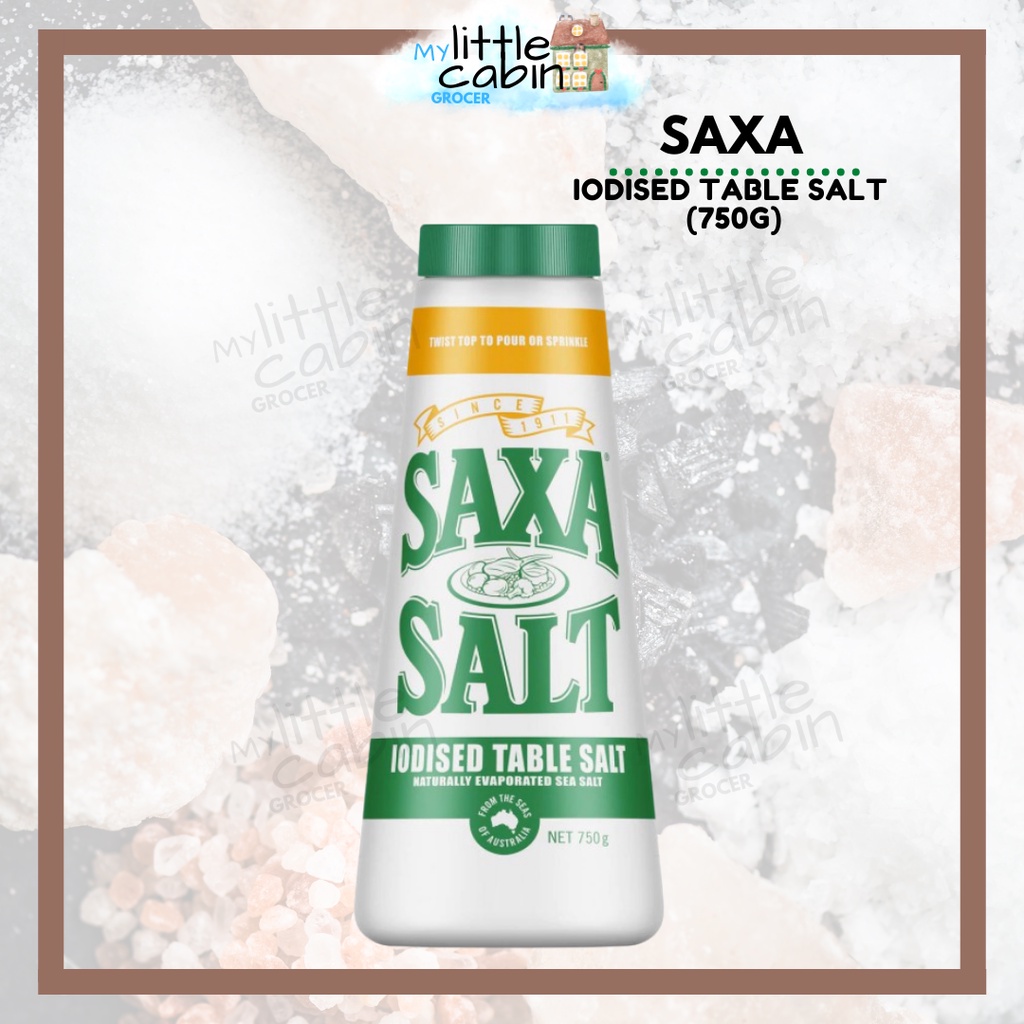 Saxa Iodised Table Salt 750g Garam Iodine Table Shopee Malaysia