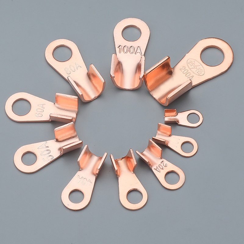 Ready stock Copper Terminal OT Series connector wire connector Copper Nose ring Solar lifepo 5 10 20 30 40 50 100 300A