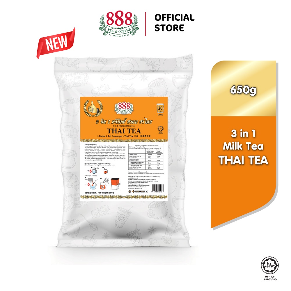 888 Instant THAI Tea Original (650g) | Shopee Malaysia