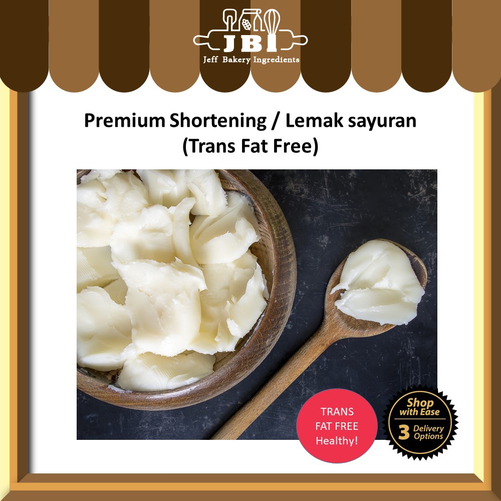Premium Shortening (Trans Fat Free) 100g Lemak Sayuran