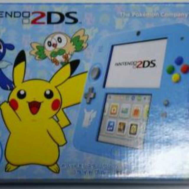 Brand New Nintendo 2ds Pokemon Special Edition Baby Blue Color Sun Moon Jp Shopee Malaysia