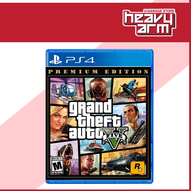 Ps4 Grand Theft Auto 5 Premium Edition Grand Theft Auto V Premium Edition Gta 5 Premium English Chinese 侠盗猎车5 Shopee Malaysia