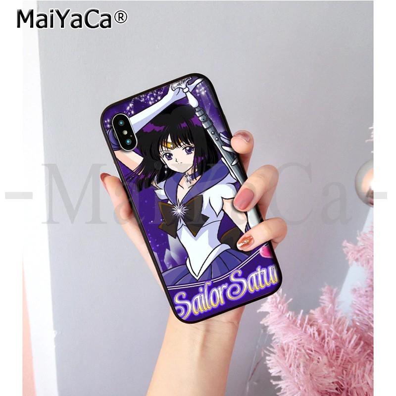 Sailor Moon Sailor Saturn Transparent Phone Case Iphone X 8 7 6s Plus 5s Shopee Malaysia