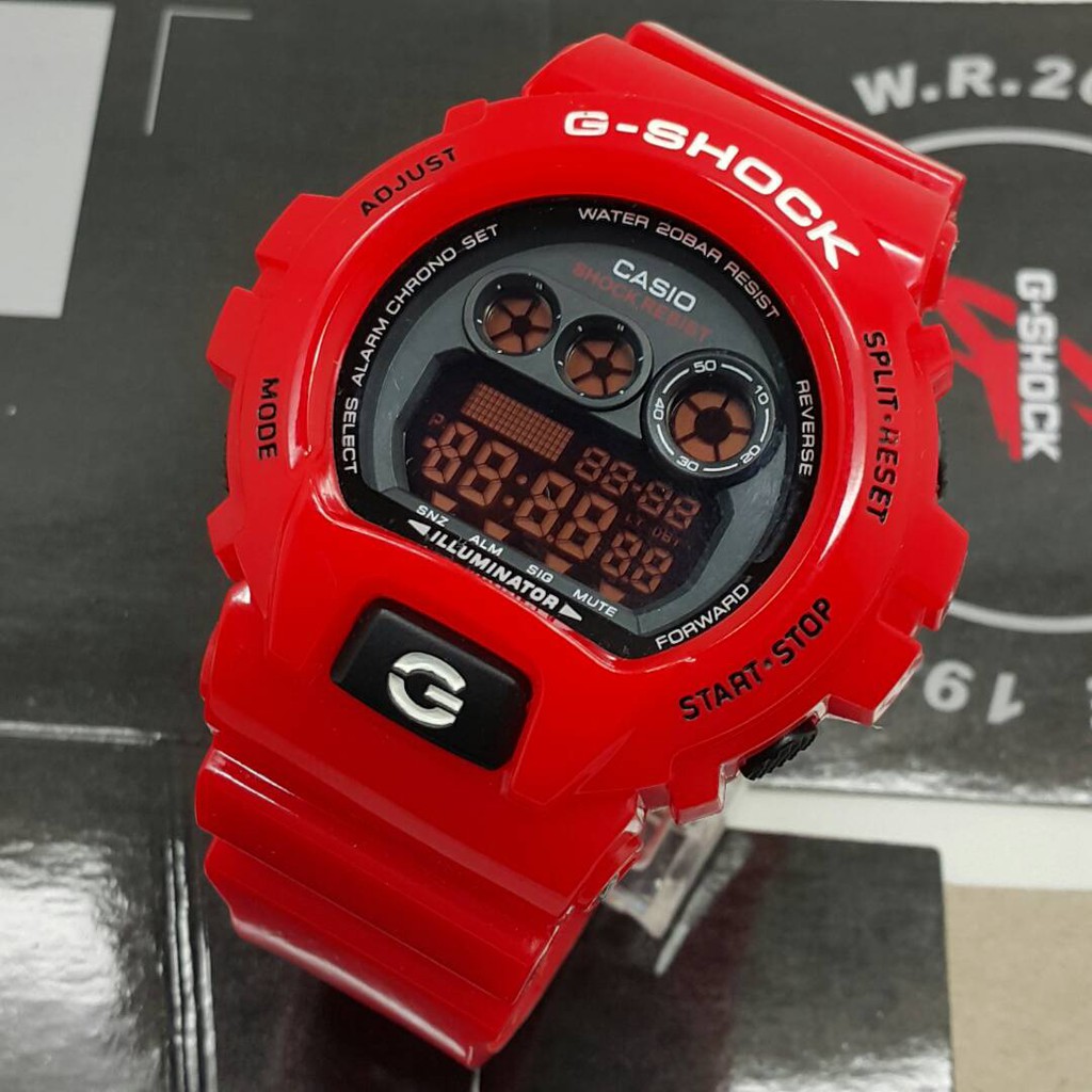 gshock dw6900 red