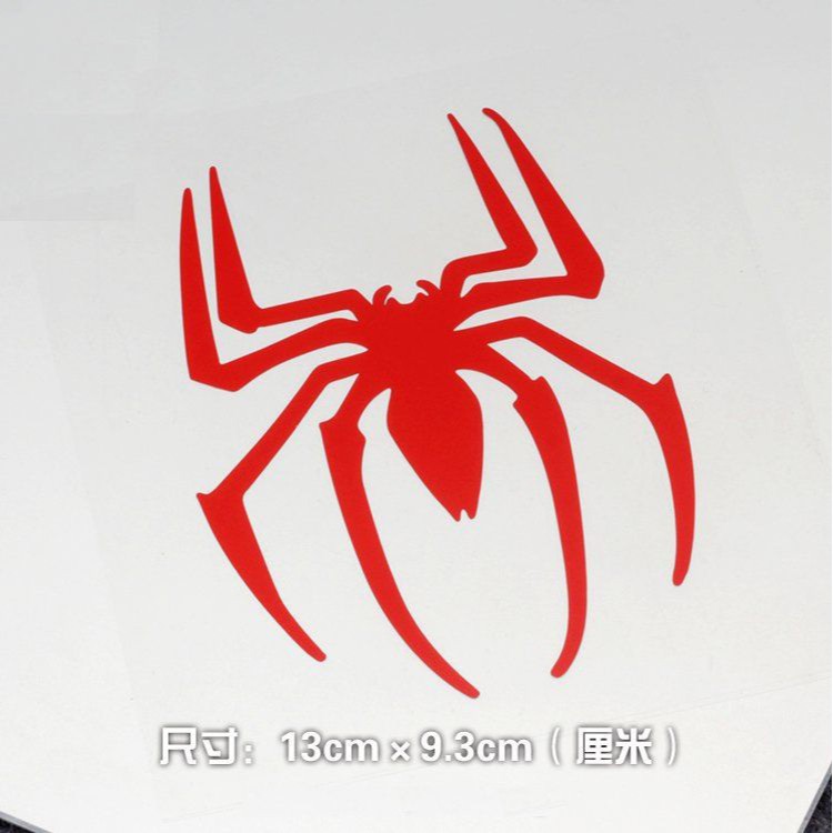 Spiderman Logo Waterproof and Sunscreen Car Sticker Kereta | Shopee Malaysia