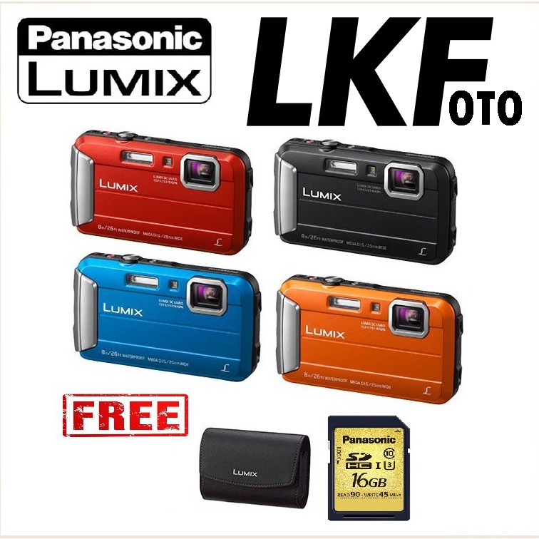 Toegeven Aan het liegen Boost Panasonic Lumix DMC-FT30 Waterproof Digital Camera( CASE +16GB) | Shopee  Malaysia