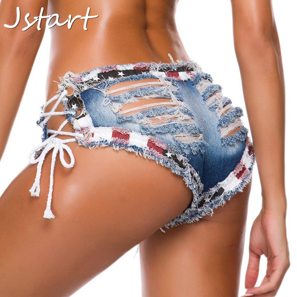 jeans mini shorts