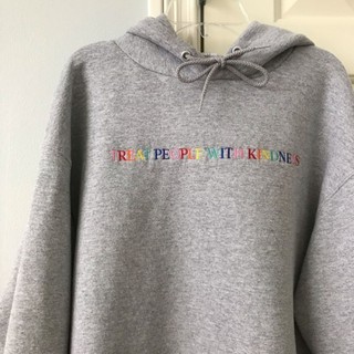 treat people with kindness rainbow hoodie